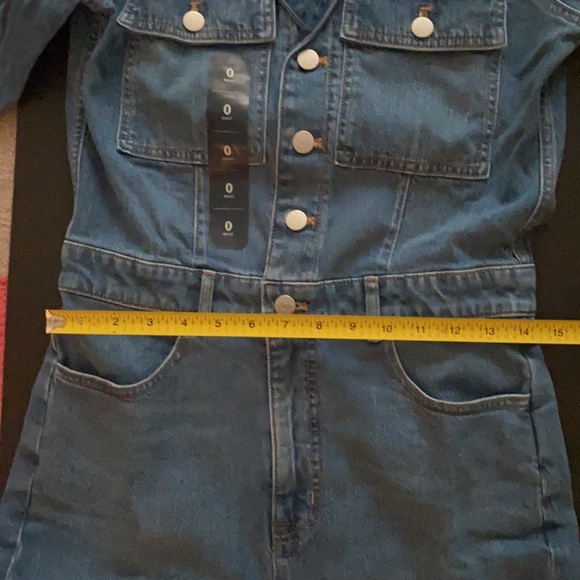 J.Crew Denim Collared Utility Jumpsuit - Picture 8 of 9